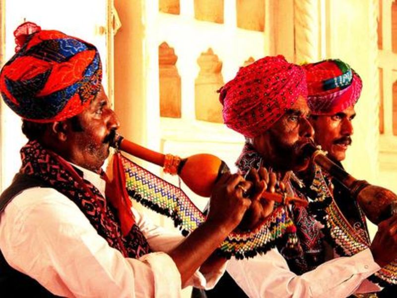 Folk singers in Jodhpur