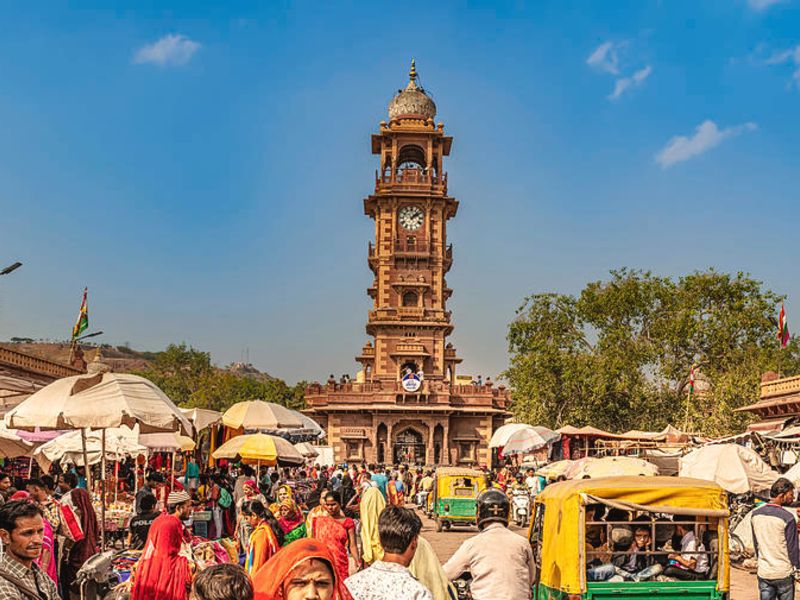 Clock Tower Market in Jodhpur