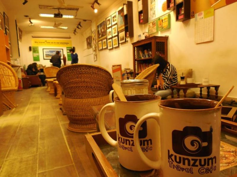 Kunzum Travel Cafe in Hauz Khaz, Delhi