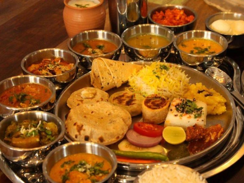 Rajasthani Thali in Jaipur