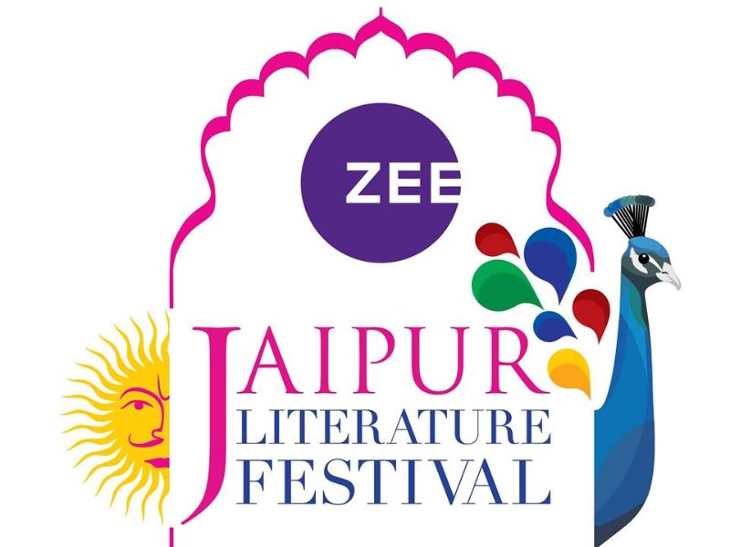 The well known official logo of the ZEE Jaipur Literature Festival