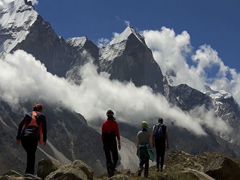Gaumukh Tapovan Trek, Uttarakhand.
