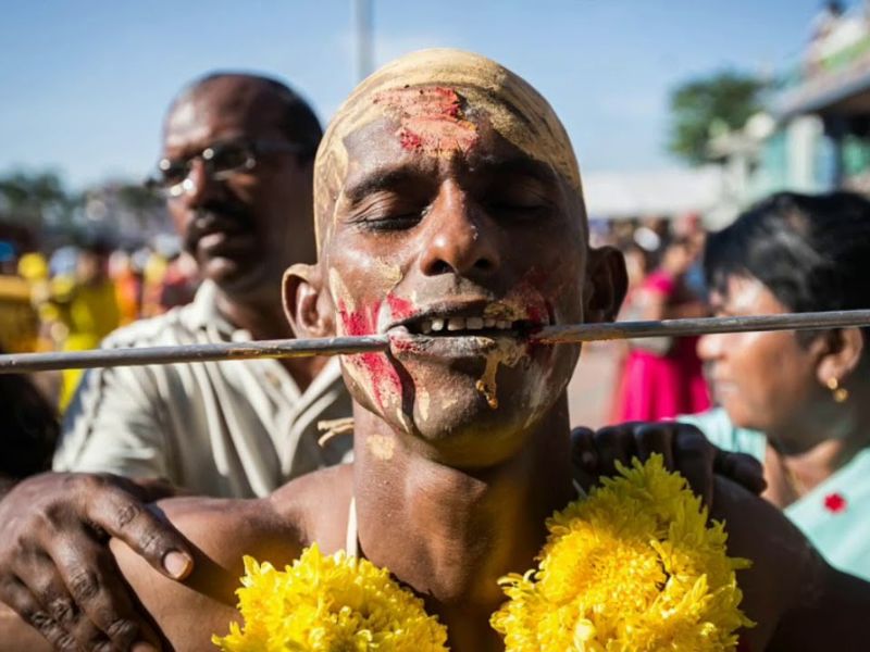 Thaipusam: Unusual rituals in India.