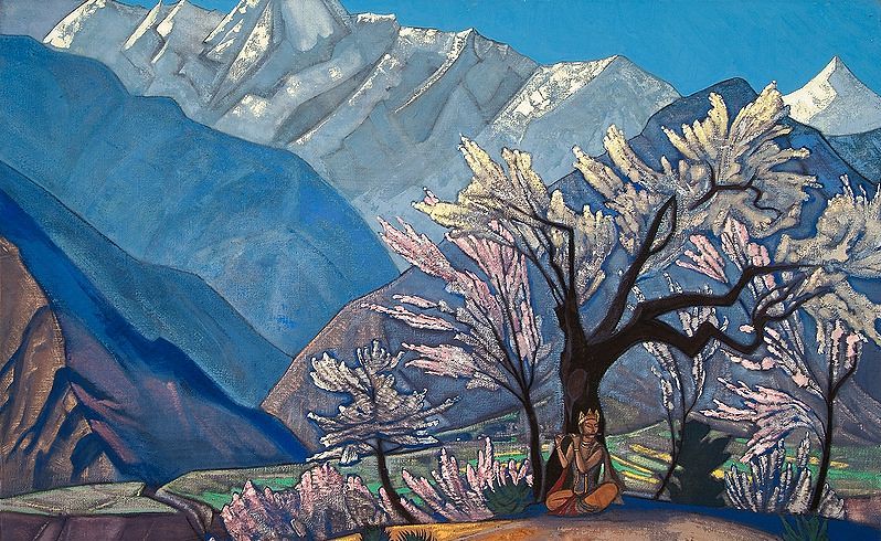 Nicholas Roerich painting, roerich estate naggar