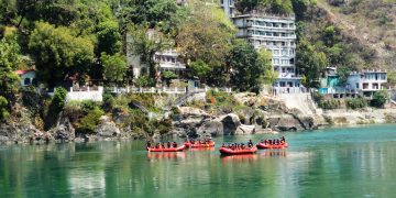 river rafting routes in Rishikesh