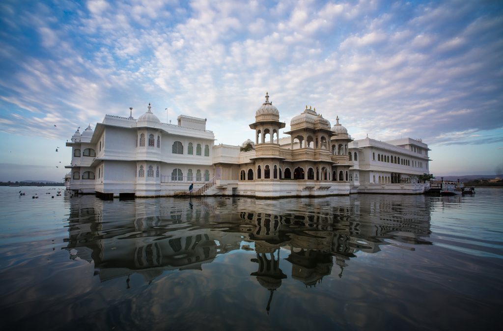 Lake Palace has the perfect backdrop for a romantic getaway.